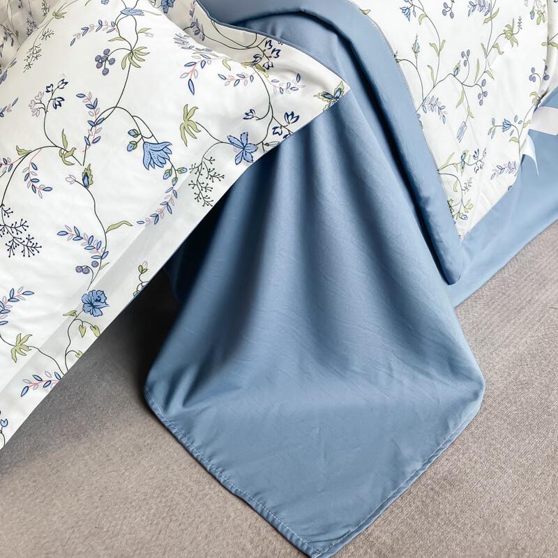 Woodpecker Linen-Feel Summer Quilt Set