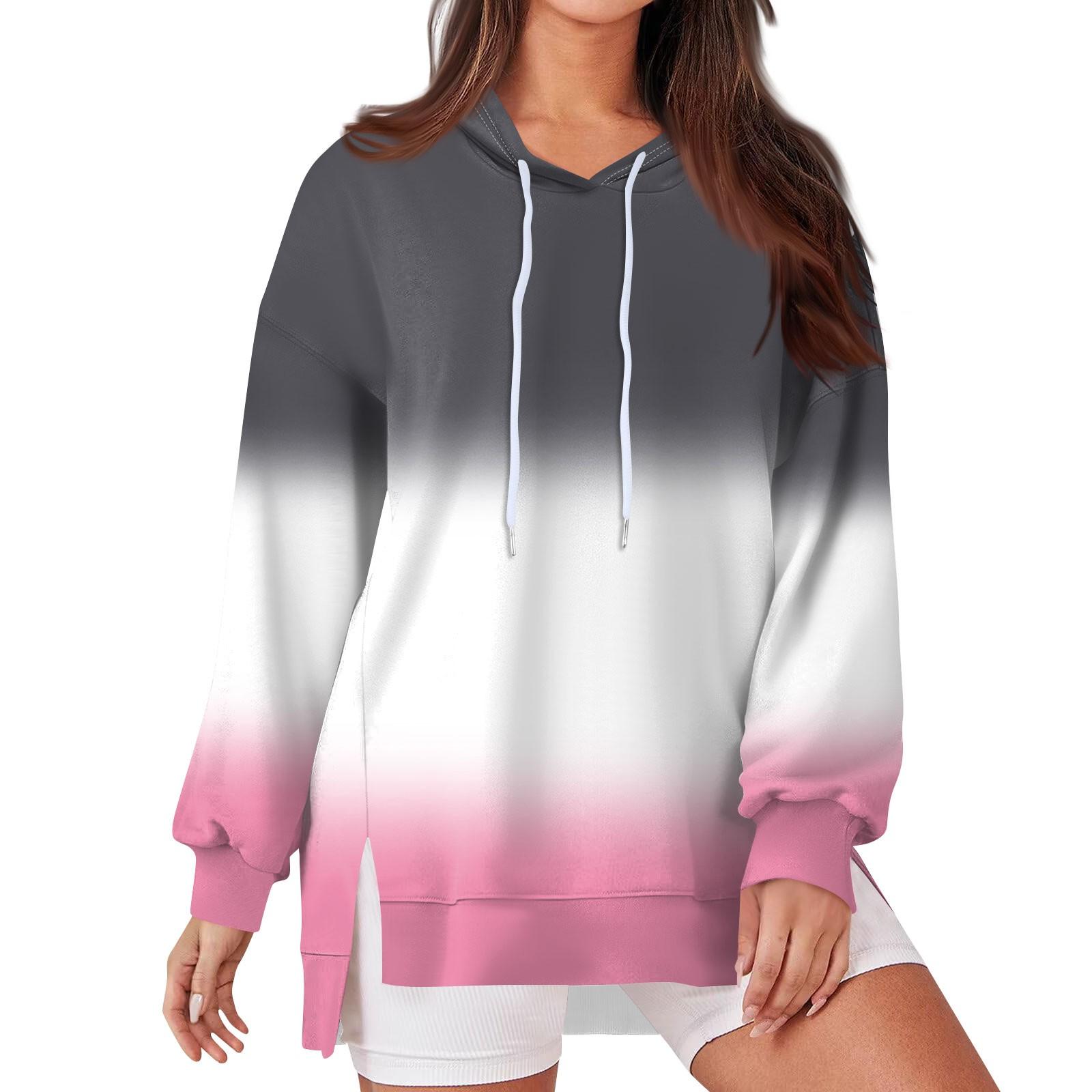 Женская модная повседневная толстовка с капюшоном — фото 8