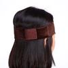 1 stk. Fleksibel Hurtig Fastgørelse Paryk Greb Tørklæde Hårbånd Hovedbånd Sort
