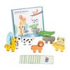 Cartoon Wood Blocks Playset for 3 Years Old Toy Educational Puzzle Set Stacking Animal Gifts Party Supplies