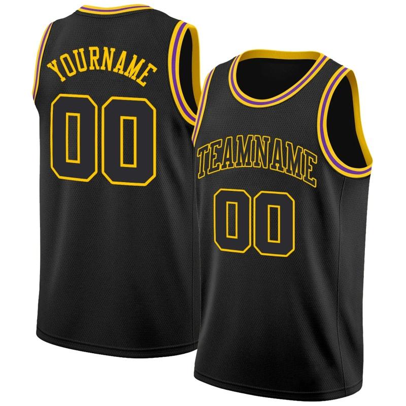 Men's Colorful Basketball Jerseys Pattern Tank Customized Name Numbers Tees Summer Sports O-Neck Vest Tops