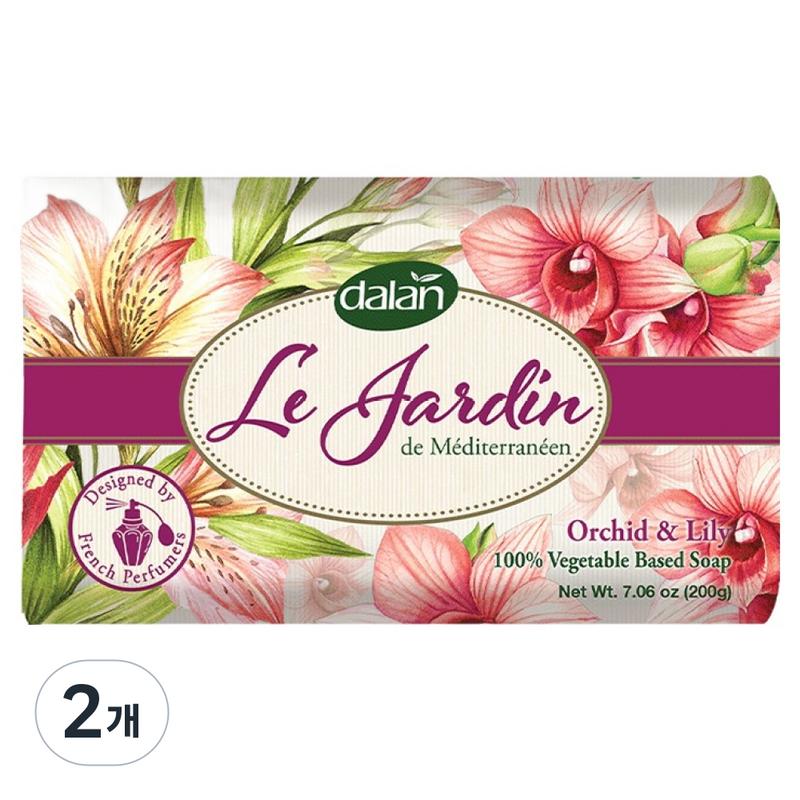 Dalan Le Jardin Orchid Lily Soap, 200g, 2 Pcs