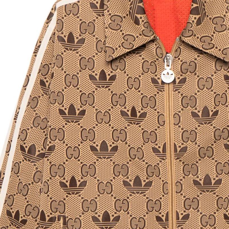 Gucci X Adidas Gg Trefoil Zip Jacket 722998-XJE1O-9742