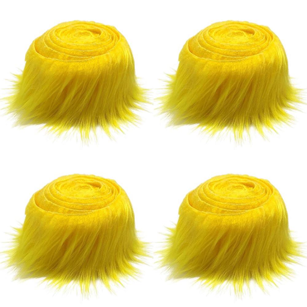 5cm*1.5m Winter Decorative Fabric Supplies DIY Artificial Christmas Decor Ribbon Tapes Fur Stripe