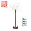LED Copper Wire Lights 80 LED Christmas Fairy Tree Light Battery/USB Powered Table Starburst Light for Desk Centerpiece