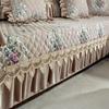 Ciniglia Jacquard Divano Tappetino Moda Retro Luce Lusso Pizzo Cuscino del Sedile Comodo Morbido Casa Soggiorno Decorazione Copridivano