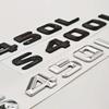 3D ABS Car Letters Logo S400L S450L Badge Sticker Rear Trunk Emblem For S Class S400L S450L V221 V222 Accessories