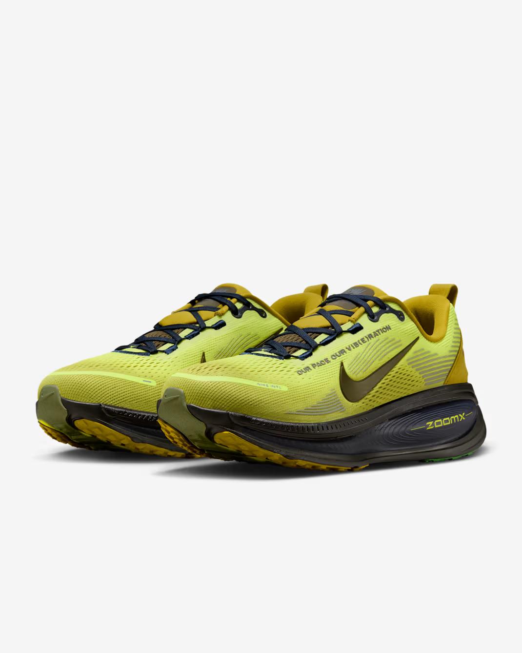 IQ3413-704 Nike Vomero 18 SE Sonic Yellow Peat Moss Dark Obsidian Dark (Женский) 10W