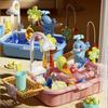 Electric Circulation Water Outlet Dishwasher Kitchen Wash Basin Set Play House Fishing Children'S Water Toys