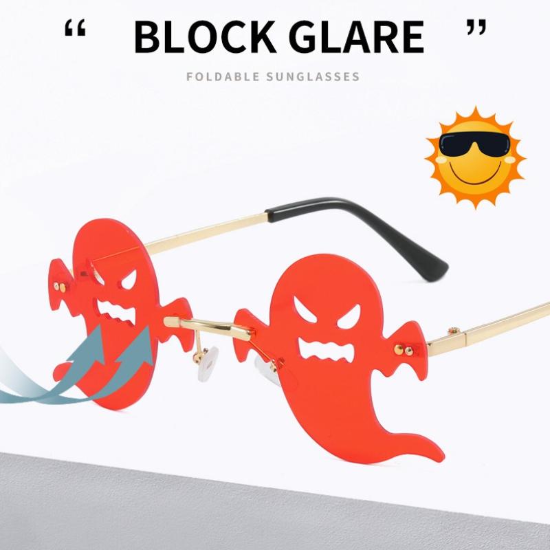 Funny Pumpkin Pentagram Sun Glasses Women Trend Halloween Party Christmas Dance Decoration Sunglasses
