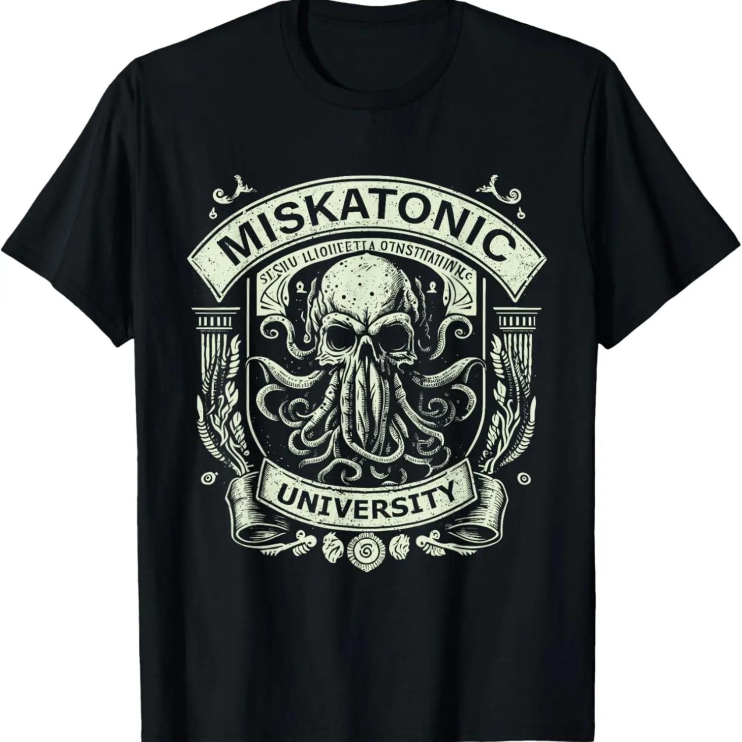 Cthulhu Miskatonic University T-Shirt S чёрный