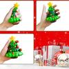 1/16 Stück Weihnachts-Stressball Sensorisches Spielzeug Weihnachtsmann Schneemann Quetschies Spielzeug Langsam Rückprall Knetspielzeug Weihnachtsgeschenke Für Kinder