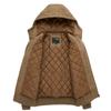 Cotton Coat Men's Thickened Loose Large Vintage Casual Hooded Work Jacket Cotton Coat Men