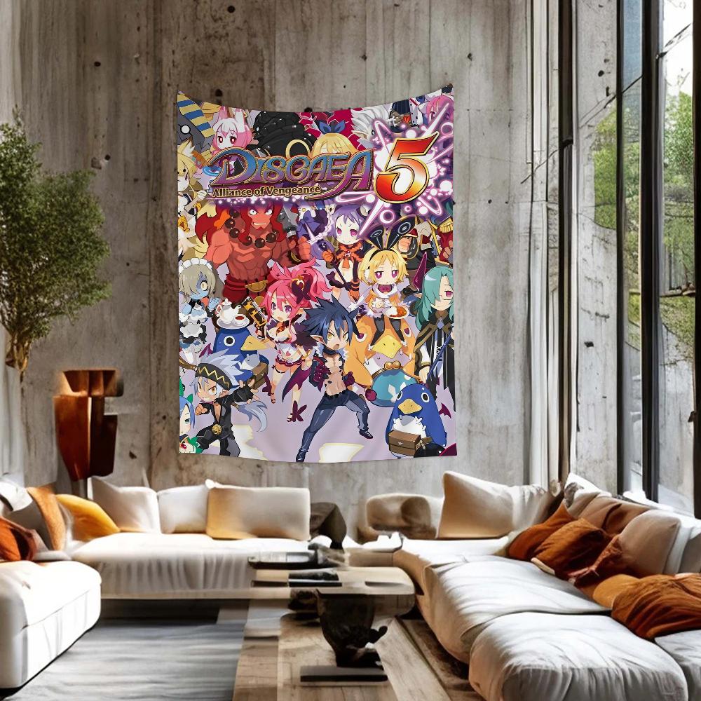 

Disgaea game DIY Wall Tapestry Art Science Fiction Room Home Decor Wall Art Decor 74x94cm(29x37in)