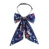 Artistic Print Bowknot Collar Chiffon Fabric Detachable Collar Formal Outfit Accessory for Adult Women Office Outfit