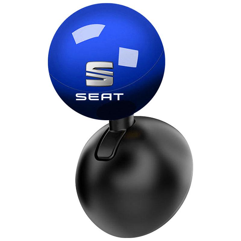 

Логотип автомобіля Кнопка Пуск Двигуна Важіль Креативна Захисна Накладка для Seat Leon FR Altea Ibiza Toledo Cordoba Arona Ateca Alhambra MK3 синій