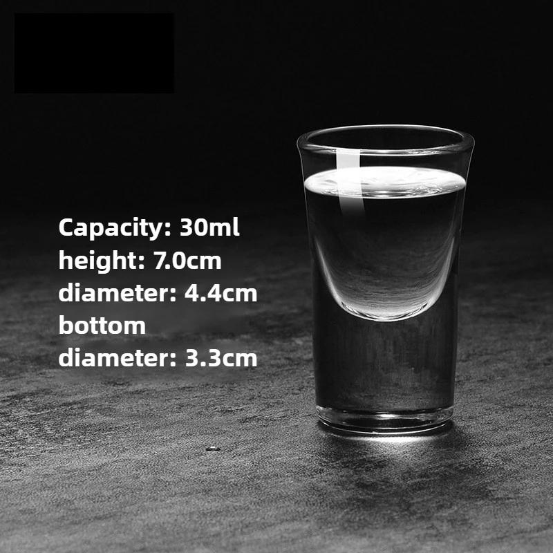 

Стопки 6 шт. Набор стопок 1 унция/30 мл Подставка для стопок Тяжелое дно для виски текилы Поднос для подачи 6 стопок (6шт) 30ml