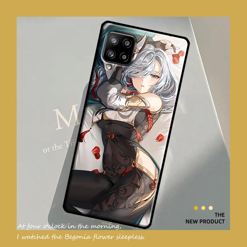 

Чехол Genshin аниме Shenhe для Samsung Galaxy A54 A34 A21S A12 A22 A32 A52 A72 A13 A33 A53 A73 A51 A71 A14 Samsung A72