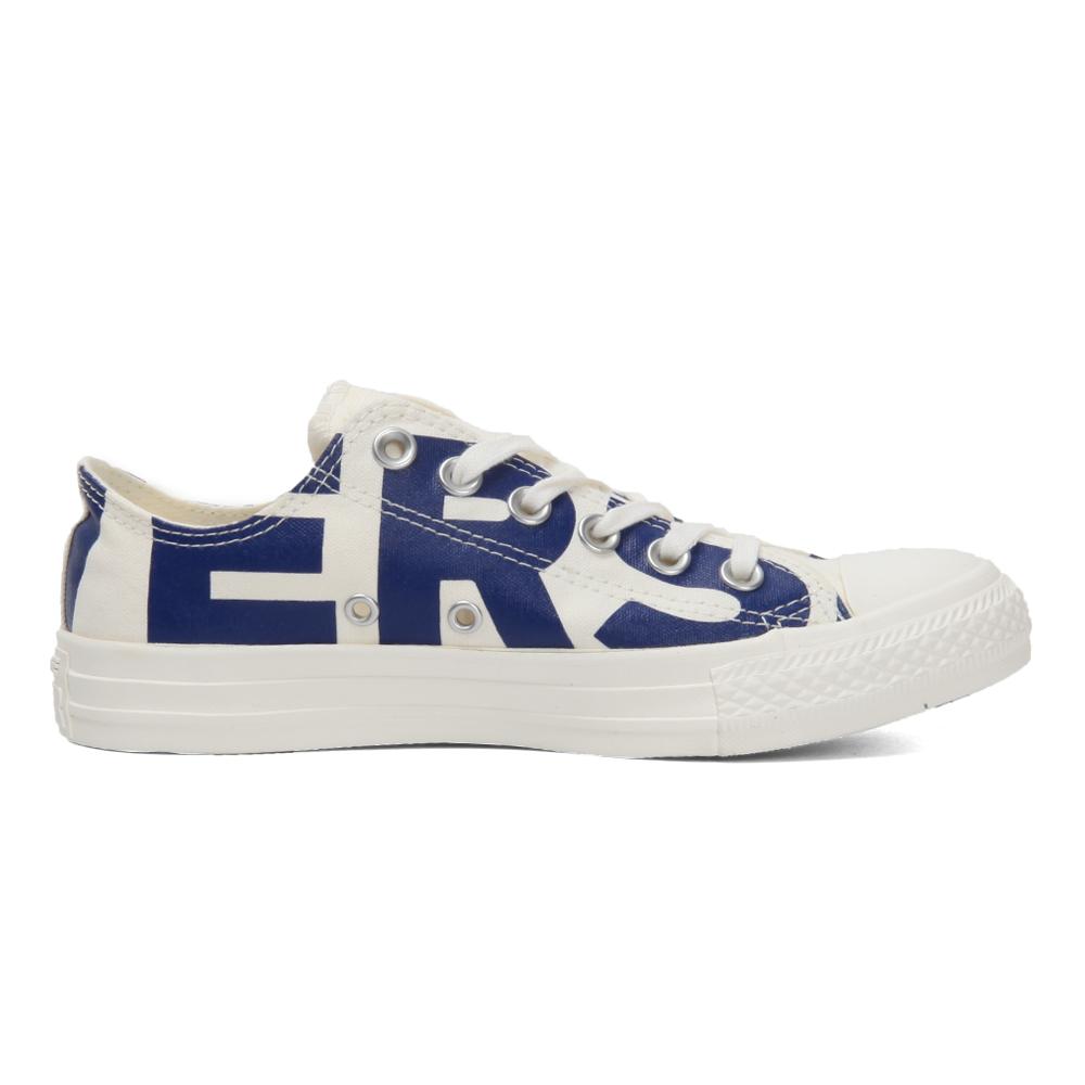Converse Chuck Taylor All Star Ox Wordmark Unisex Sneakers Blue Natural Egret 159535C