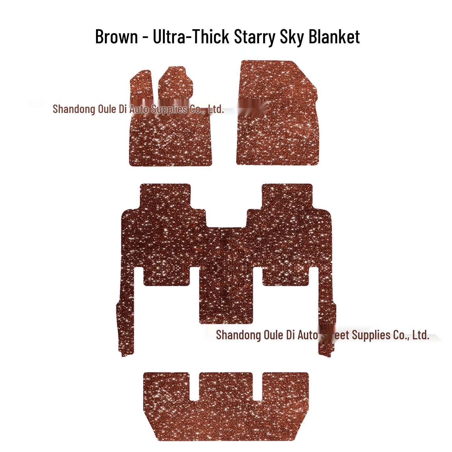 Ideal i8 Car Floor Mats - Starry Sky Interior Protection Blanket
