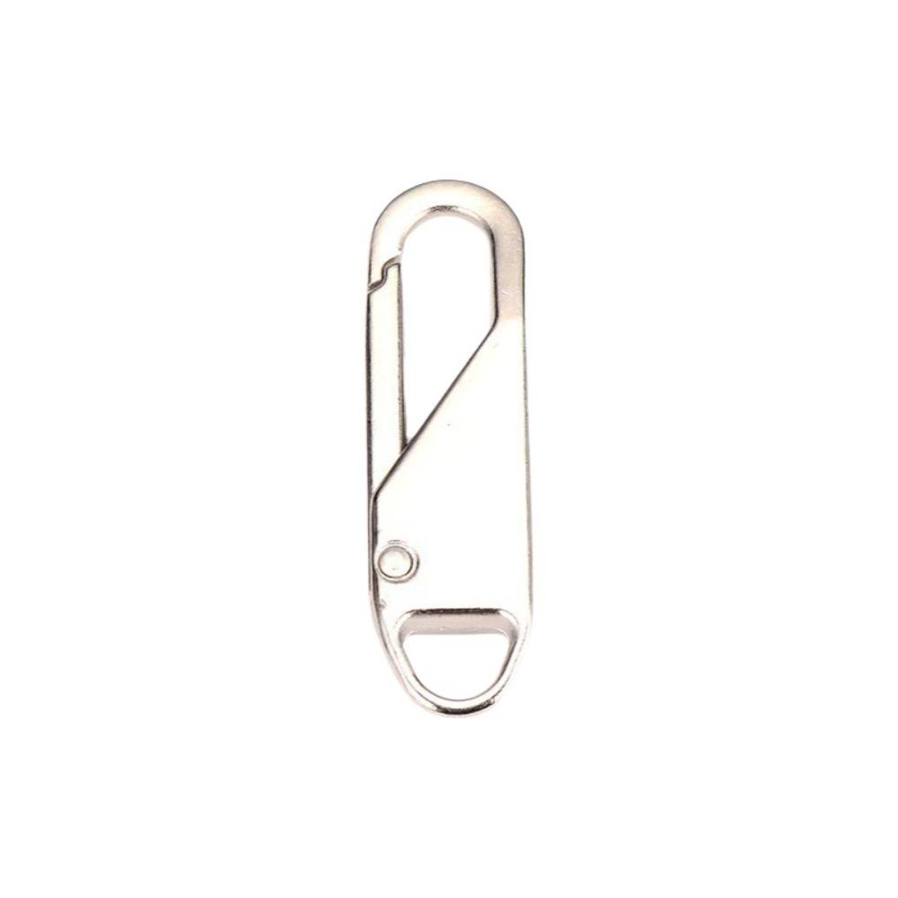 

30PCS Multipurpose Zipper Slider Pull Tab Zipper Replacement Sliding Handle for Clothes срібний