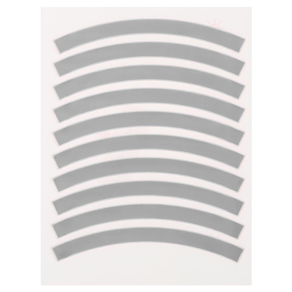 10pcs Adhesive Reflective Tape Cycling Safety Warning Sticker Bike Reflector Tape Strip for Car