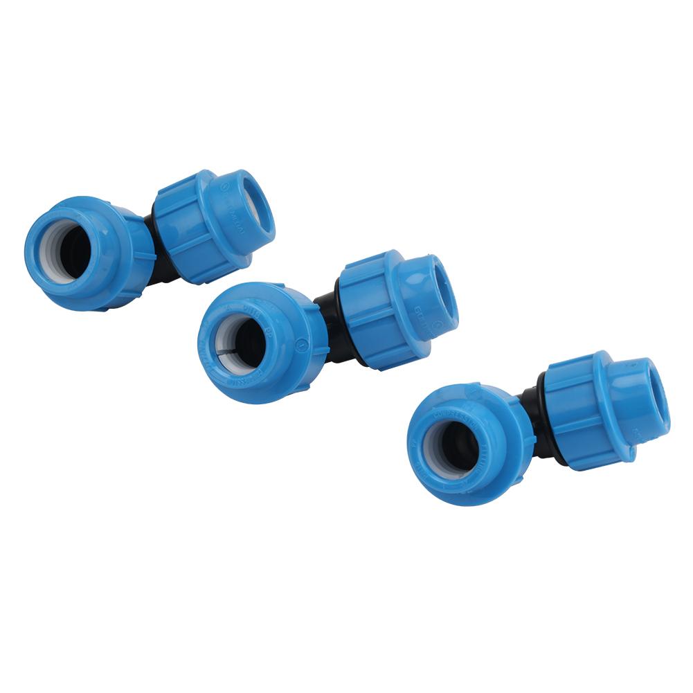1/20/25/32mm PVC PE Tube Water Splitter Elbow Connector for Garden Farm Irrigation Pipe Hose Joint 1Pc