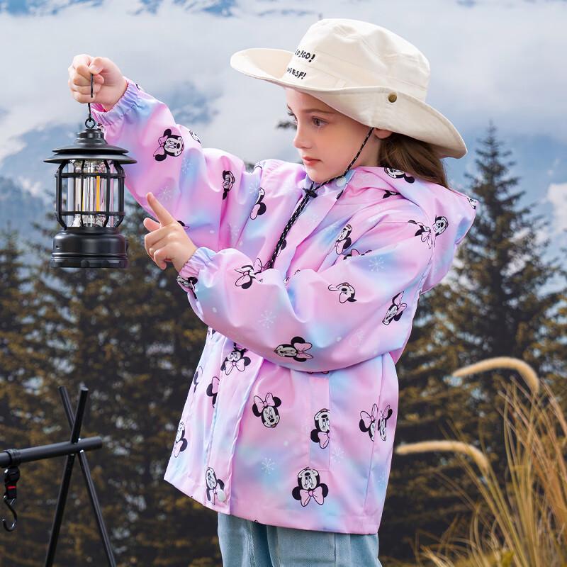 Disney Girls' 3-in-1 Windproof Waterproof Jacket