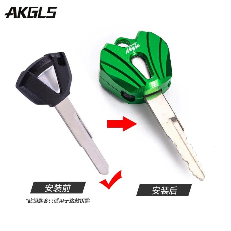 For KAWASAKI Z900 Z650 Z900RS Z1000 Z400 Ninja 650 400 ZX6R 1000SX ZX10R Key protection cover decorative key chain accessories