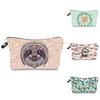 Stylish European And American Sloth Pattern Makeup Bag Ladies Handbag For Travel