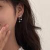 Asymmetric Star Gold Earrings Women's Fashion Light Luxury Senior Sense Simple Niche Vintage Elegant Ear Jewelry