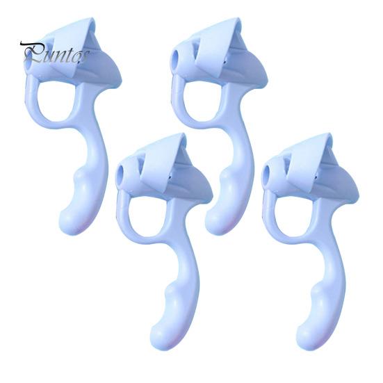 4Pcs/Set Silicone Pencil Gripper Finger Callus Prevention Correct Posture Aid Ergonomic Kids Non-Slip Pencil Holder
