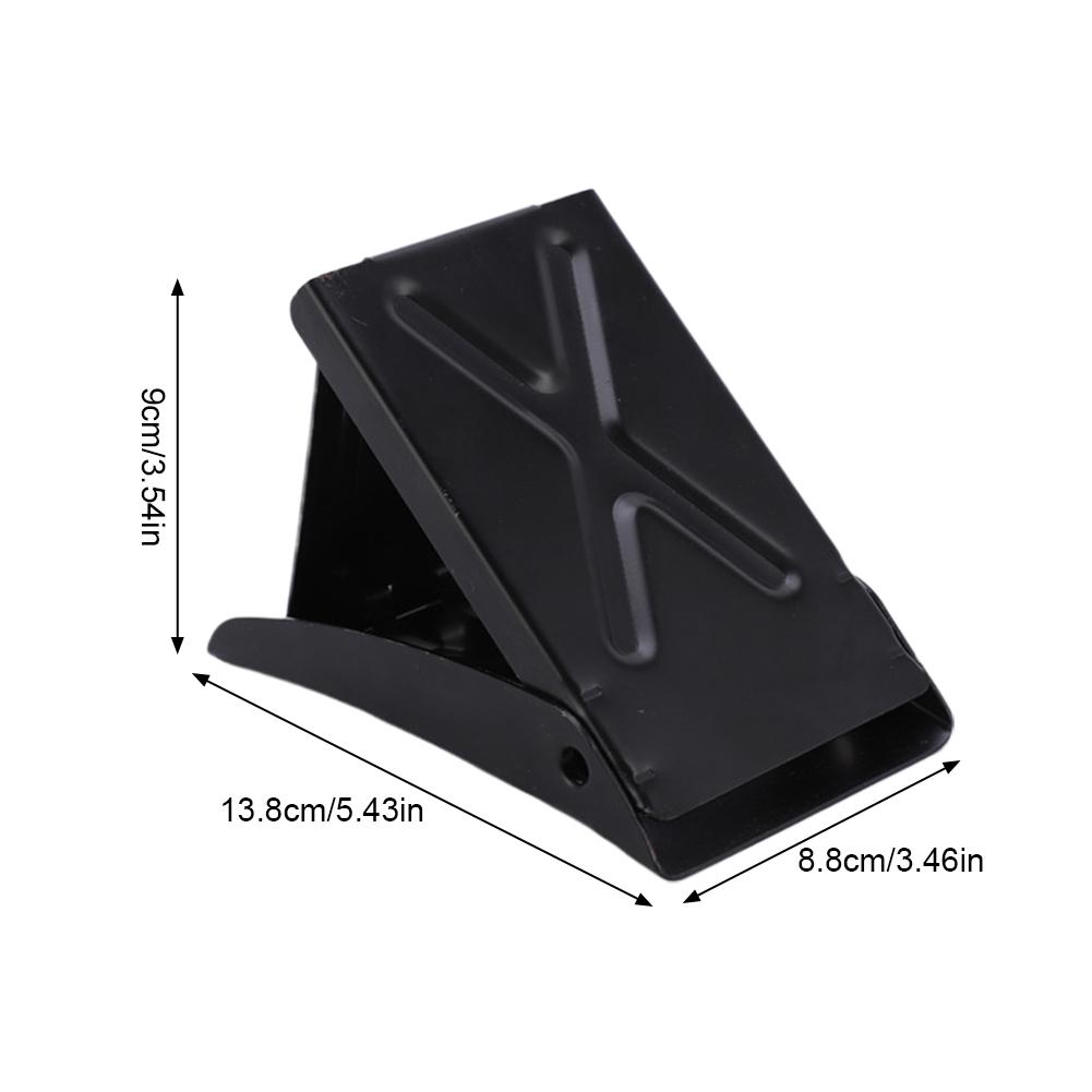 Tire Brake Wheel Chock | Foldable & Expandable | Stable Tire Stopper for Car, SUV, Trailer & RV Foldable Heavy Duty Metal Wheel