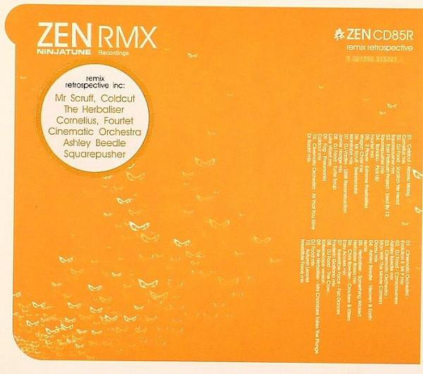 CD VARIOUS - ZEN RMX - Remix Retrospective ZENCD85R Ninja Tune 2004 UK ObiDance & Electronica Used