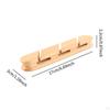 Cable Management Holder Clips Wooden Multipurpose Cord Holders Organizer for USB Charging