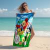 Personalized Customized Proof Beach Towel with Nanimate Insanity Pattern - Soft, Absorbent,quick-drying,perfect Swimming,camping&bathing