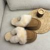 Cotton slippers women's snow boots wool slippers women's shoes boots 2025 new flat for sangpo snow boots