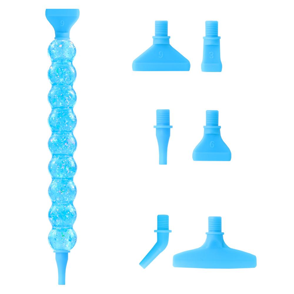 

New Diamond Art Pen, Shiny Resin Diamond Painting Pen, Multifunctional Plastic Screw Thread Tips Accessories