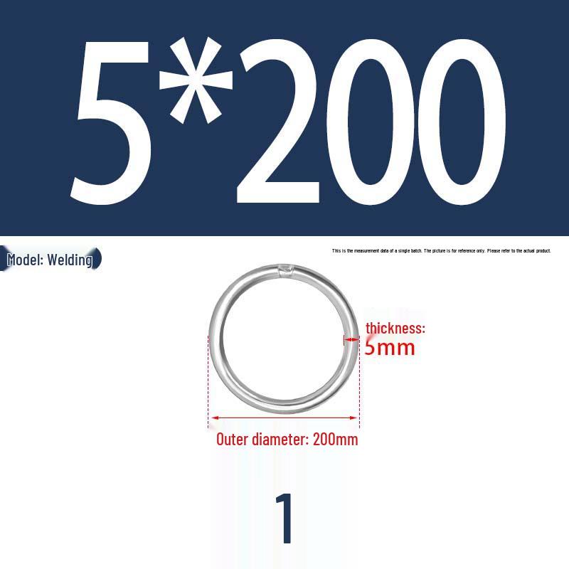 304 Stainless Steel Seamless O-Ring for Lifting and Hammock Yoga Connection