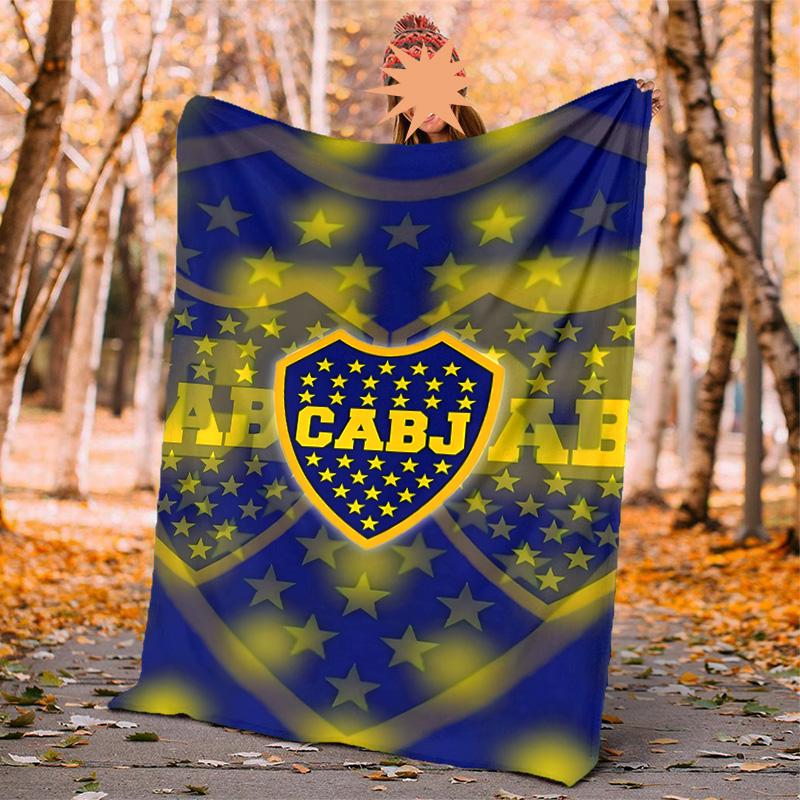 Cabj Flannel Blanket Soft Warm All-Season Throw, Design for Camping, Car Travel, Hiking Sofa, Bed, Office Perfect Gift for Parties
