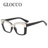 Classic Square Anti Blue Light Glasses Reading Books Glasses Splicing Presbyopia Prescription Glasses Computer Eyeglasses