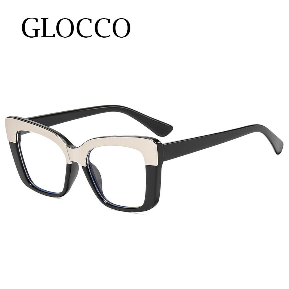 Classic Square Anti Blue Light Glasses Reading Books Glasses Splicing Presbyopia Prescription Glasses Computer Eyeglasses
