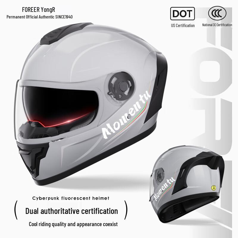 Yongjiu HM9 Full Face Motorcycle Helmet with Dual Visor