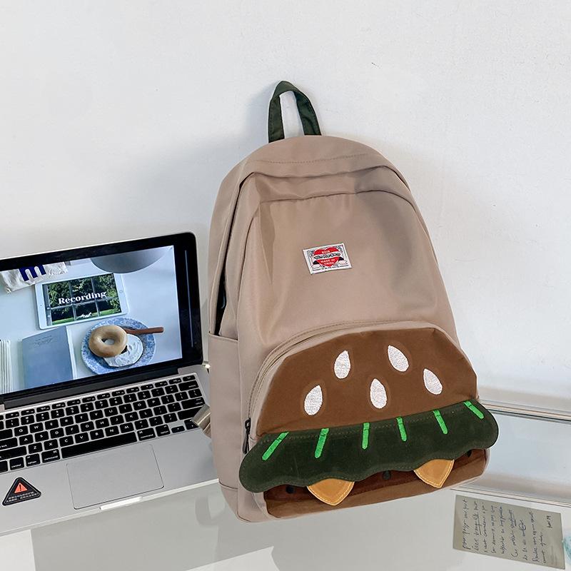 Schoolbag1011 New nylon backpack women's backpack versatile fashion casual trend large capacity travel bag school bag