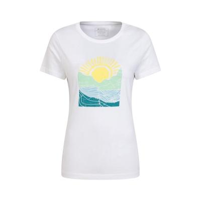 Womens/Ladies Never Lost Sunrise Organic T-Shirt