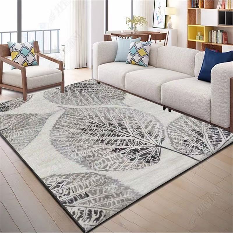 Light Luxury High-End Flannel Carpet Anti-Slip For Living Room Sofa Stain-Resistant Foot Mat For Bedroom Home Decoration