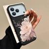 Blumenmuster Lederstruktur TPU Handyhülle Für iPhone 17 16 Pro Max 15 14 13 Pro Max 11 Stoßfest Weiche Silikon Rückseite