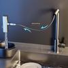 Einziehbarer Wasserhahn Haushalt Universal Multifunktional Regendusche Spülbeckenarmatur Küchenarmatur Heiß und Kalt Gemüsewaschbecken