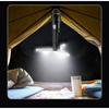 2800mAh Strong Light Outdoor LED Flashlight Rotating Zoom Portable Rechargeable LED COB Camping 5 Modes Multi Functional Lantern