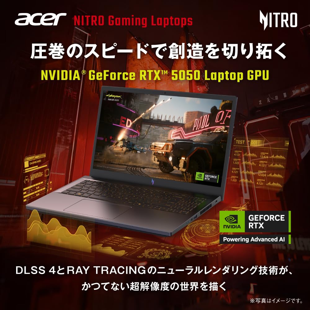 Acer Nitro V Core RTX 16GB 1TB Full HD IPS Matte 165Hz Dual Dual Intake and Pixel WiFi Bluetooth Windows English Keyboard 15, i7-13620H, 5050, RAM,